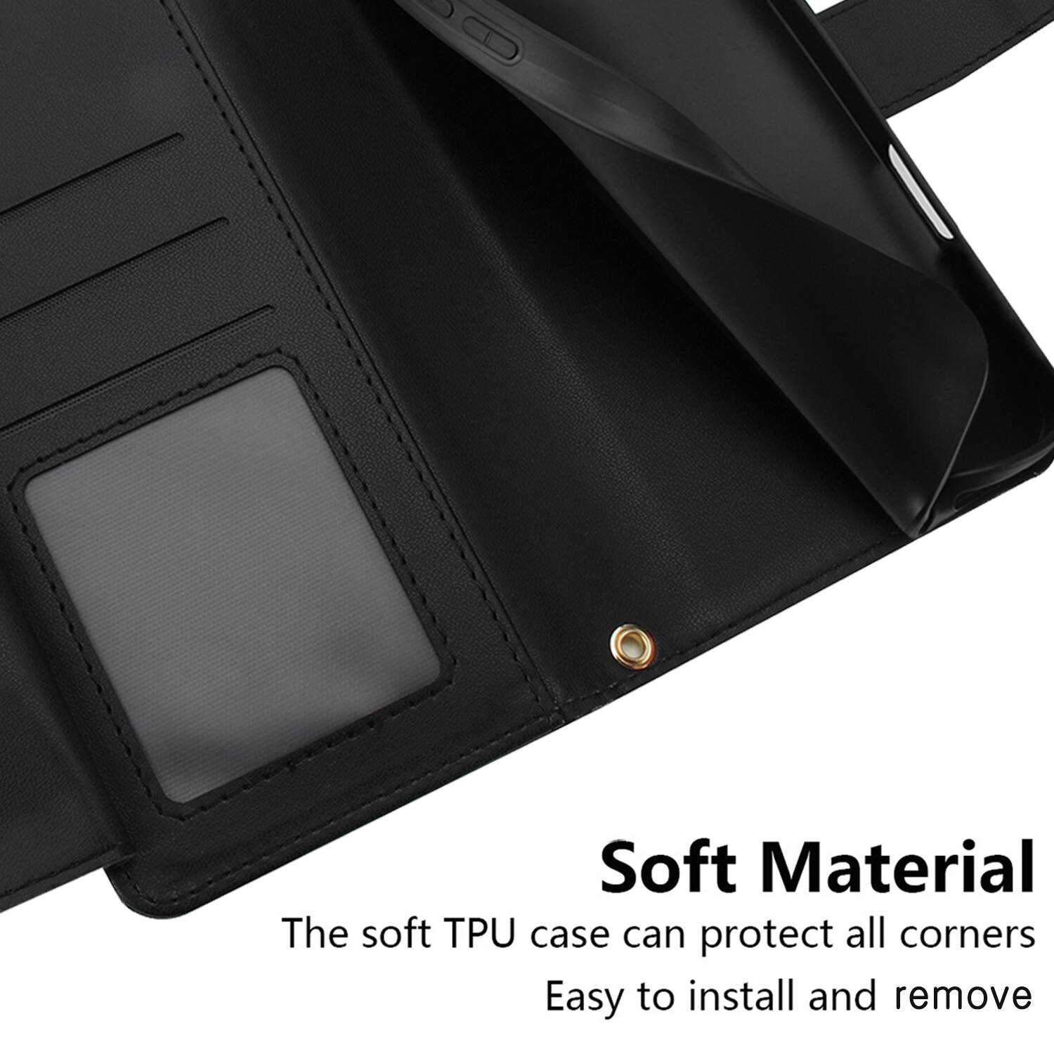 Soft Material  
The soft TPU case can protect all corners  
Easy to install and remove