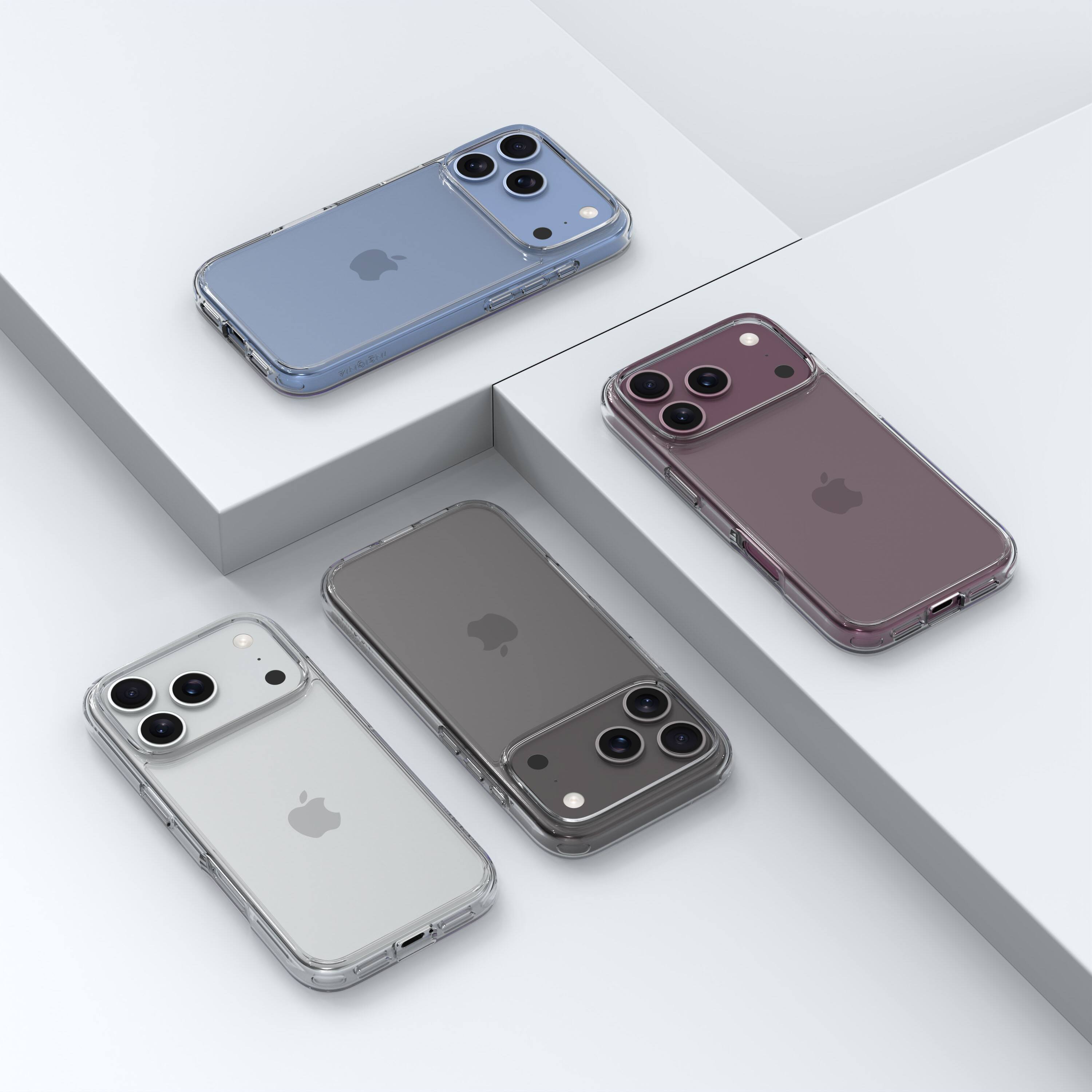 Alt View 3. Insignia™ - Hard-Shell Case for Apple iPhone 18 Pro/17 Pro - Clear.