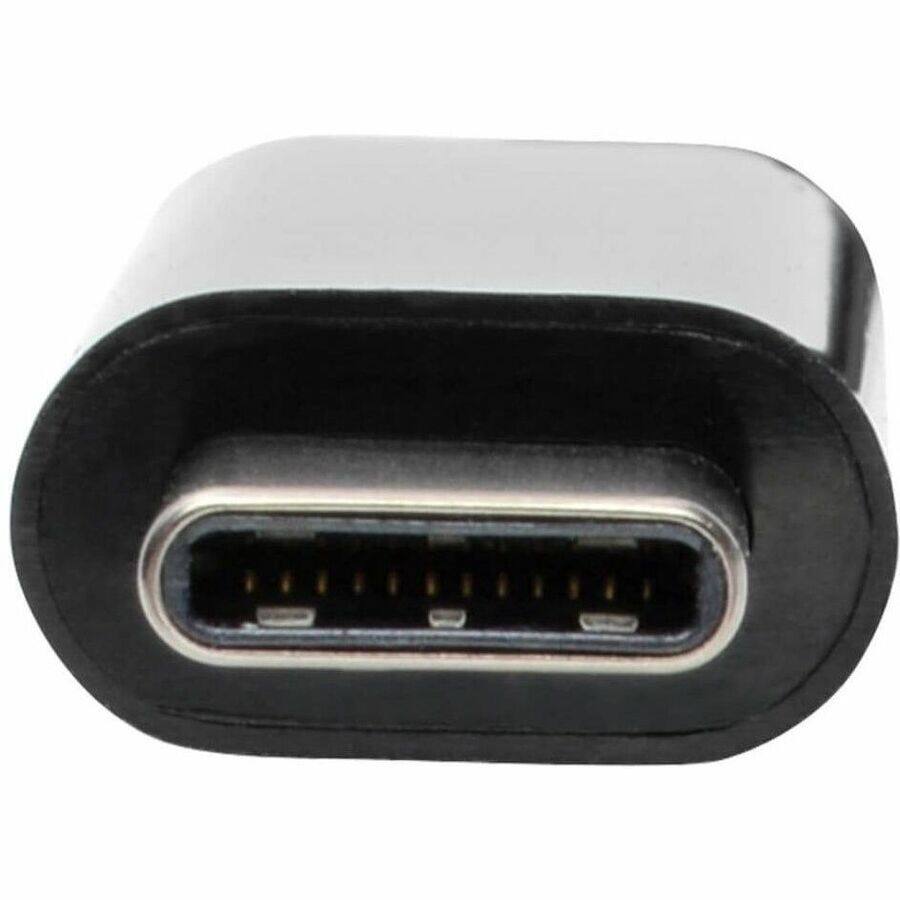 Alt View 1. Tripp Lite - Eaton Tripp Lite Series USB-C to Gigabit Network Adapter with Thunderbolt 3 Compatibility - Black - USB 3.1 Type C - 1 - Black.