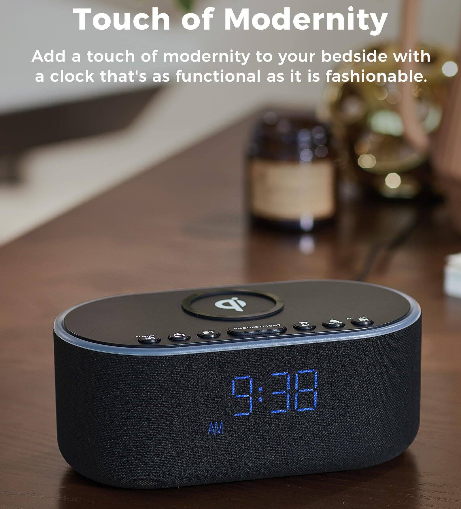 Touch of Modernity

Add a touch of modernity to your bedside with a clock that's as functional as it is fashionable.