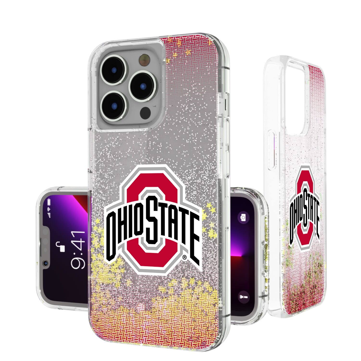 Keyscaper - NCAA - Ohio State Buckeyes Linen Logo iPhone Glitter Case - 16 Pro - Multicolor price history on PriceWatchPro