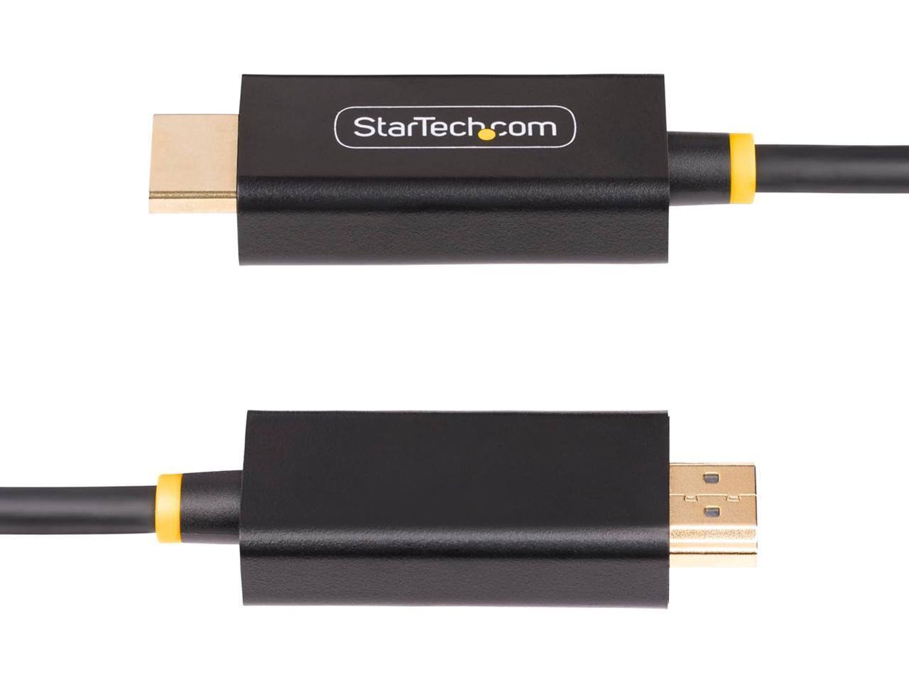 Alt View 6. StarTech.com - StarTech 3.3ft DisplayPort to HDMI Adapter Cable Black 3F-DP-HDMI-4K60-HDR.