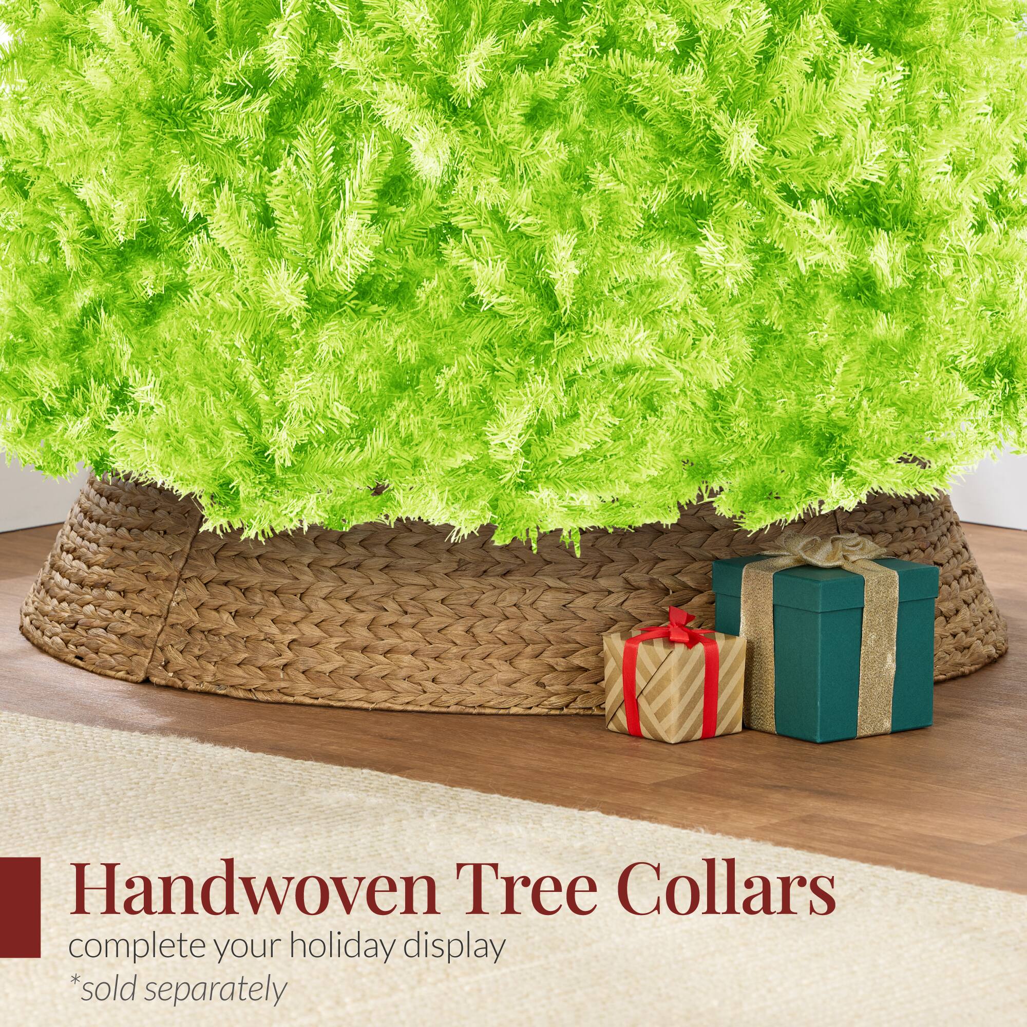 Handwoven Tree Collars  
complete your holiday display  
*sold separately