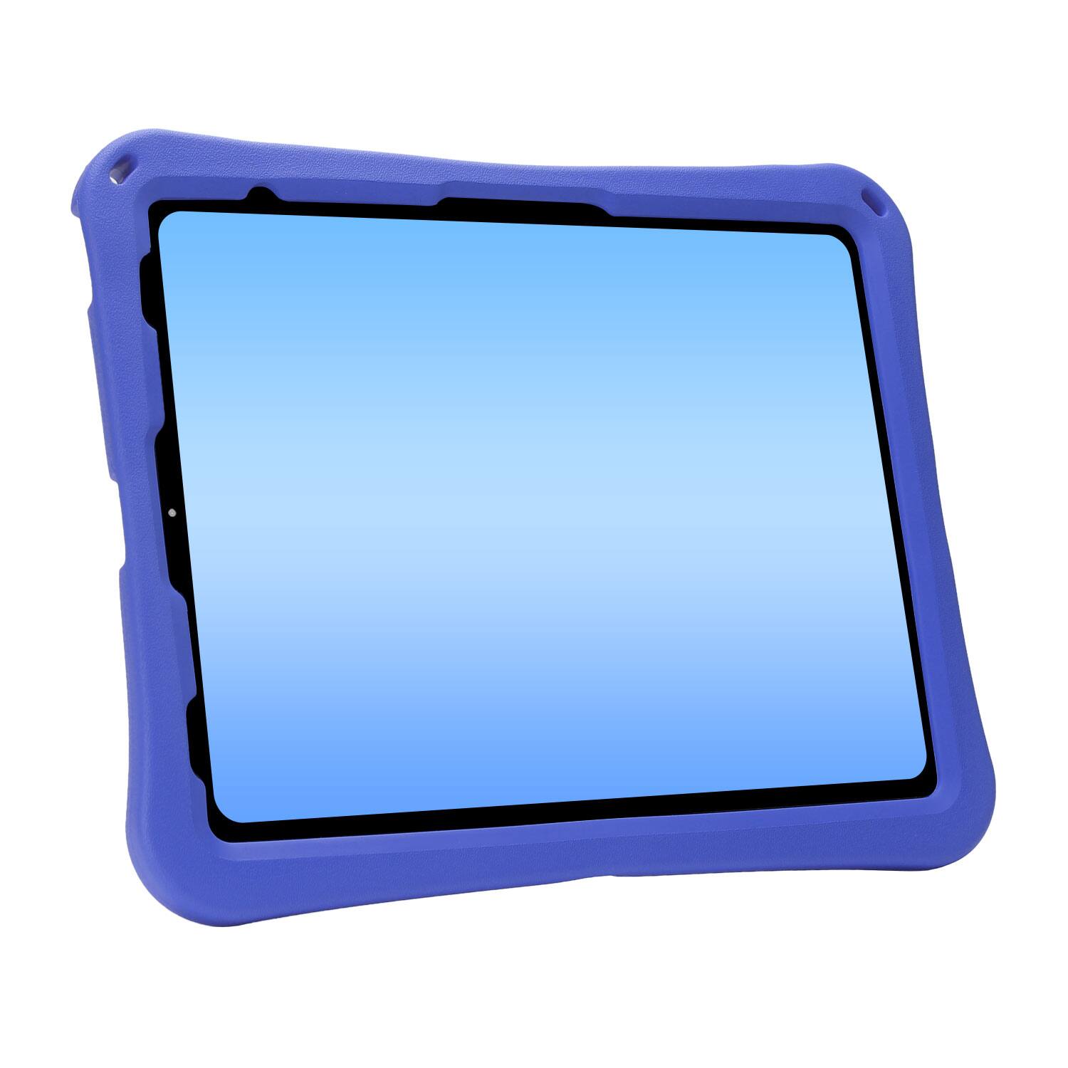 Alt View 2. Dteck - for Apple iPad Air (M4) 13" 2026/(M3) 2025/(M2) 2024 Rugged Case,Shockproof Heavy Duty EVA Cover with Rotating Stand - Purple.