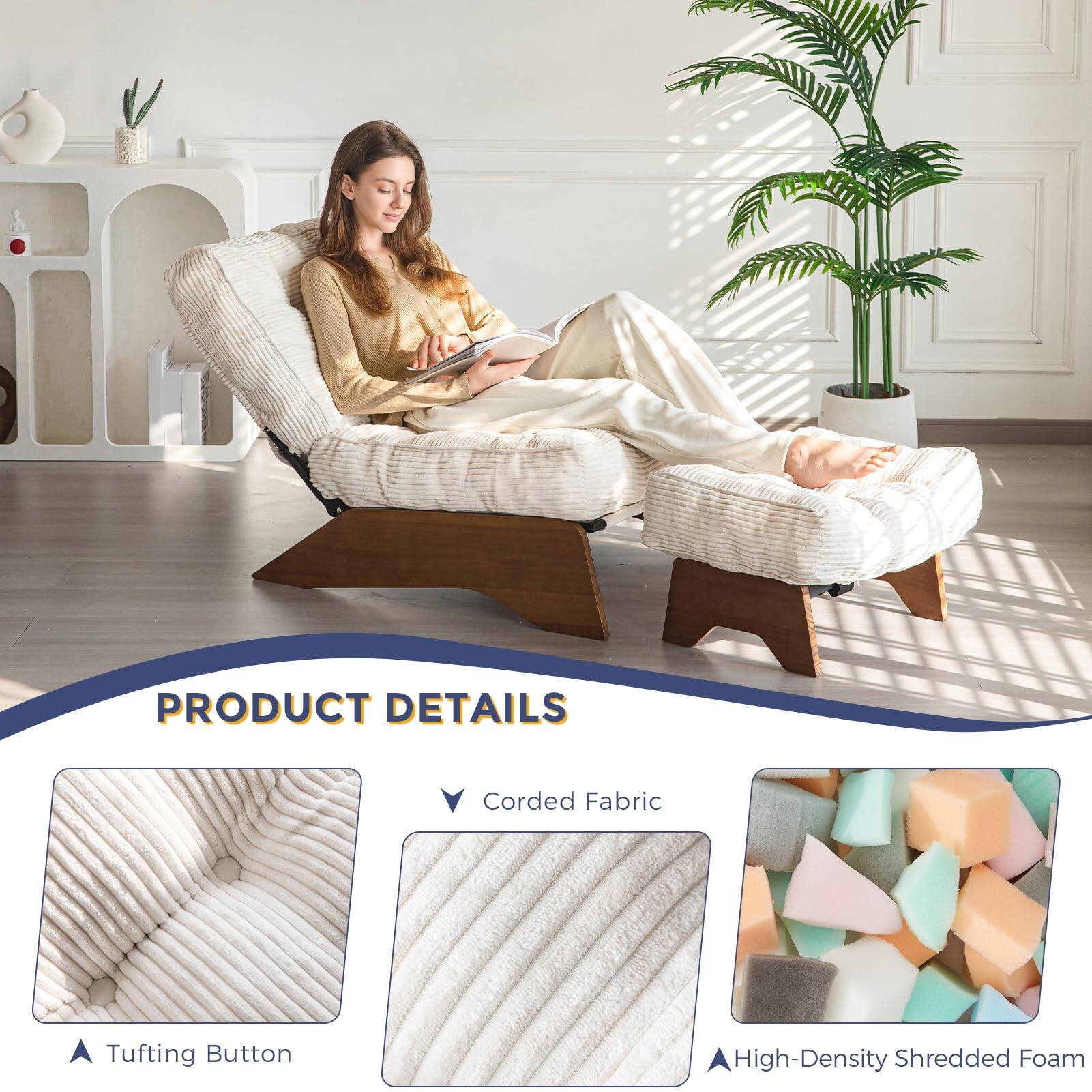 PRODUCT DETAILS

- Corded Fabric
- Tufting Button
- High-Density Shredded Foam