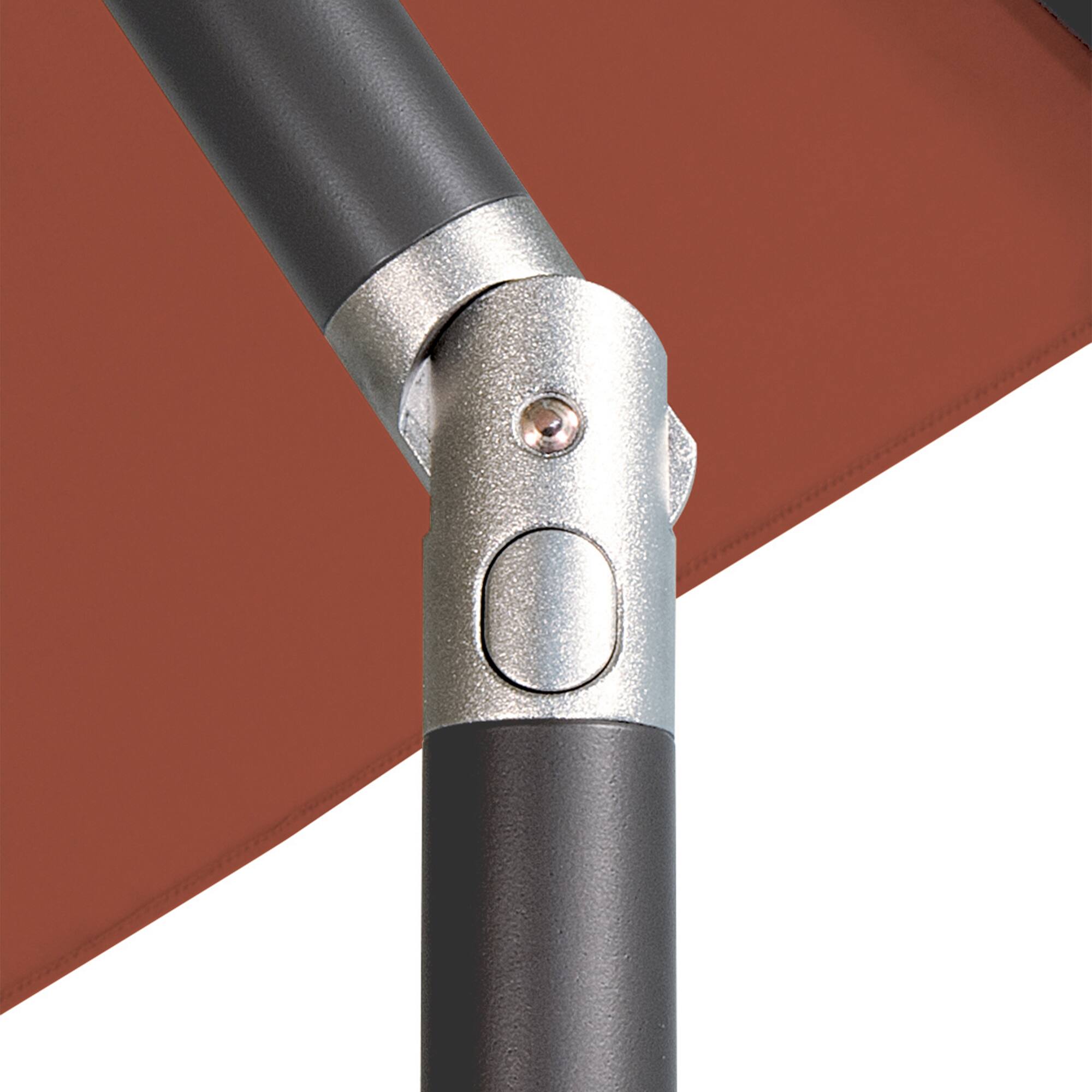 Back. Mondawe - 9' Octagon Patio Umbrella Push Button Tilt Anthracite Frame - Spa.