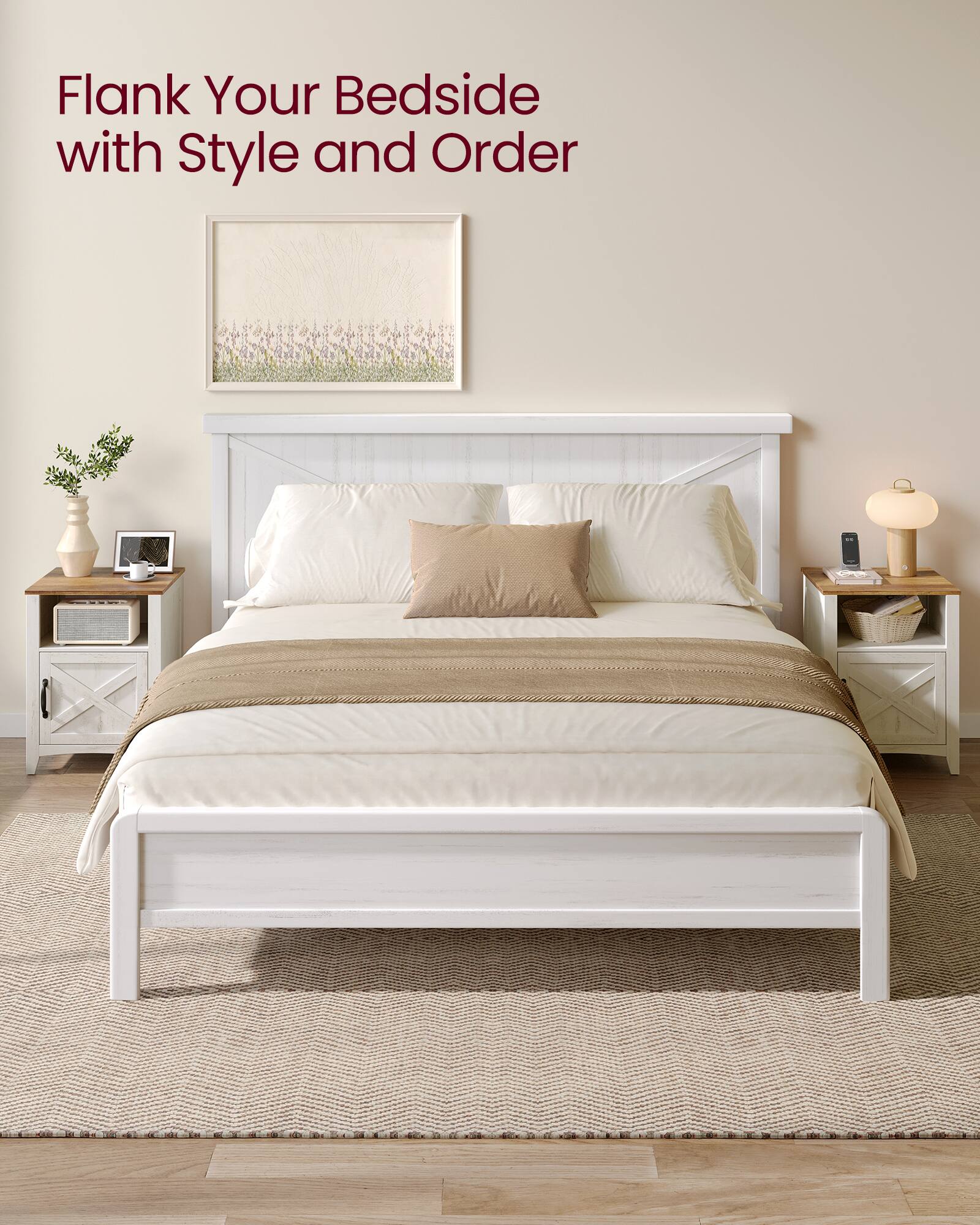 Flank Your Bedside with Style and Order