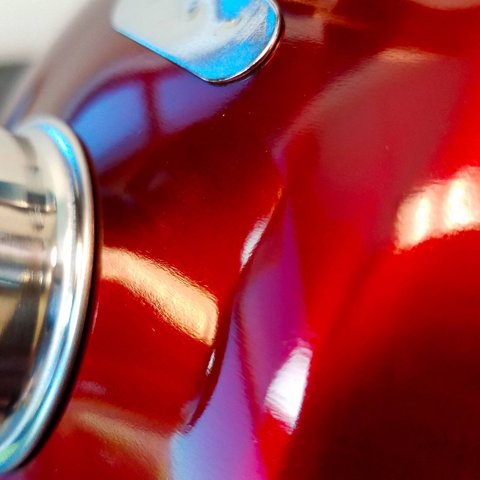 Alt View 4. Mr. Coffee - Mr. Coffee Twining 2.1 Quart Pumpkin Tea Kettle in Red - Red.