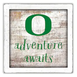 Fan Creations - Oregon Ducks 14'' x 13'' Adventure Awaits Money Box - Multicolor