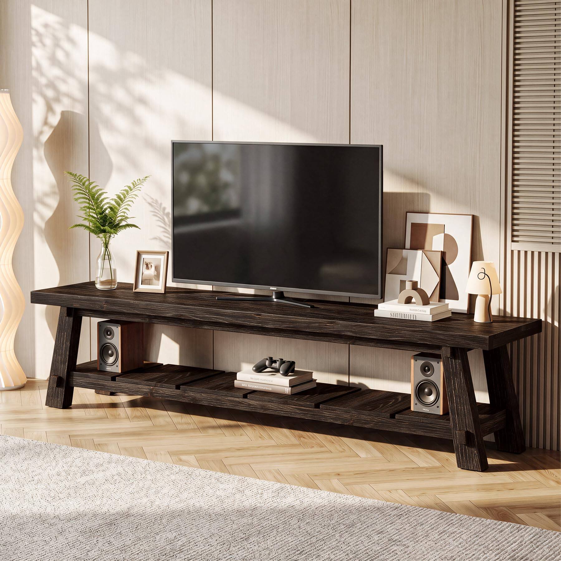 Tribesigns 71 Inches Extra Long TV Stand for TVs up to 85