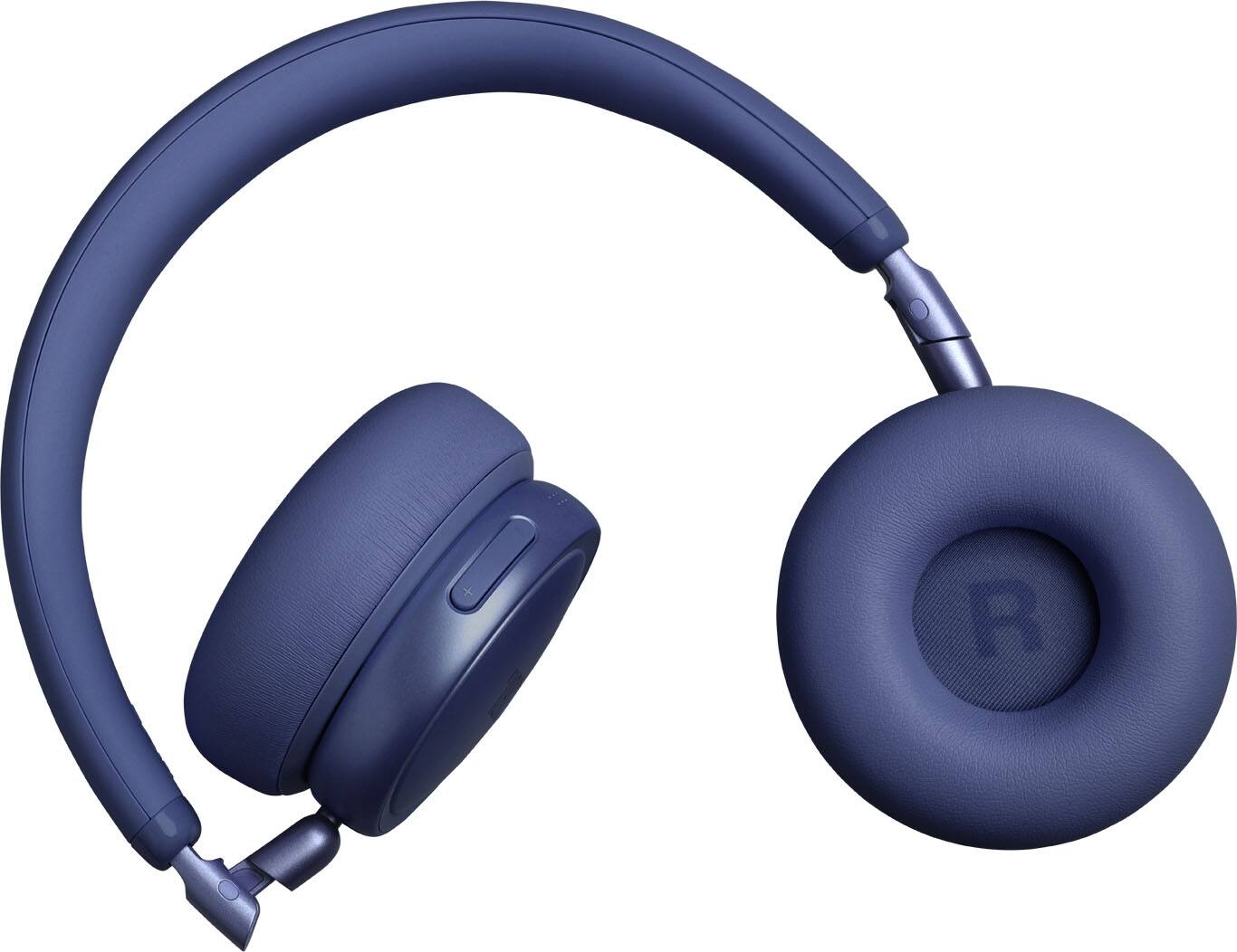 Alt View 7. JBL - Live 680NC - Bluetooth on-ear Noise Cancelling headphones - 2026 - Blue.
