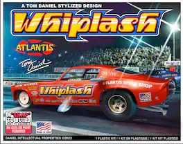PopMarket - Tom Daniel - 1:32 Scale Model Kit - Whiplash Classic Funny Car - COLLECTIBLES - Multicolor