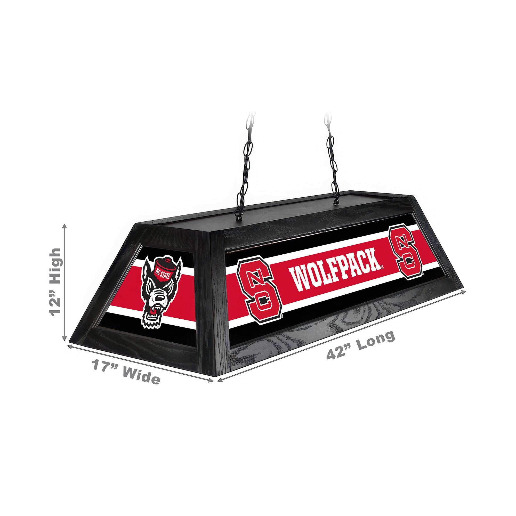 High 12" NC STATE C 17" Wide O N S WOLFPACK 42" Long