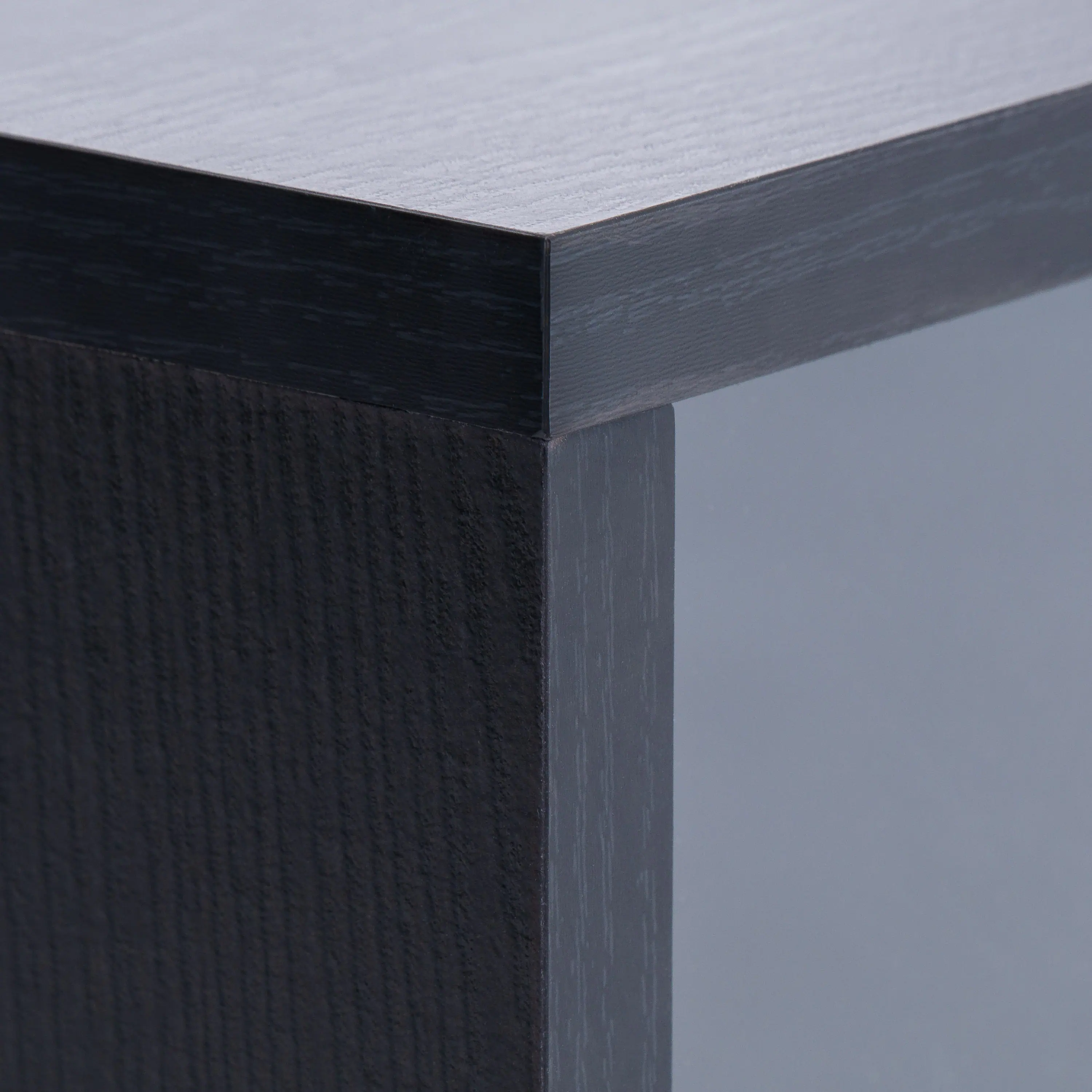 Alt View 13. CorLiving - Modular TV Stand with Glass Sliding Door for Most TVs up to 55" - Black Ravenwood.