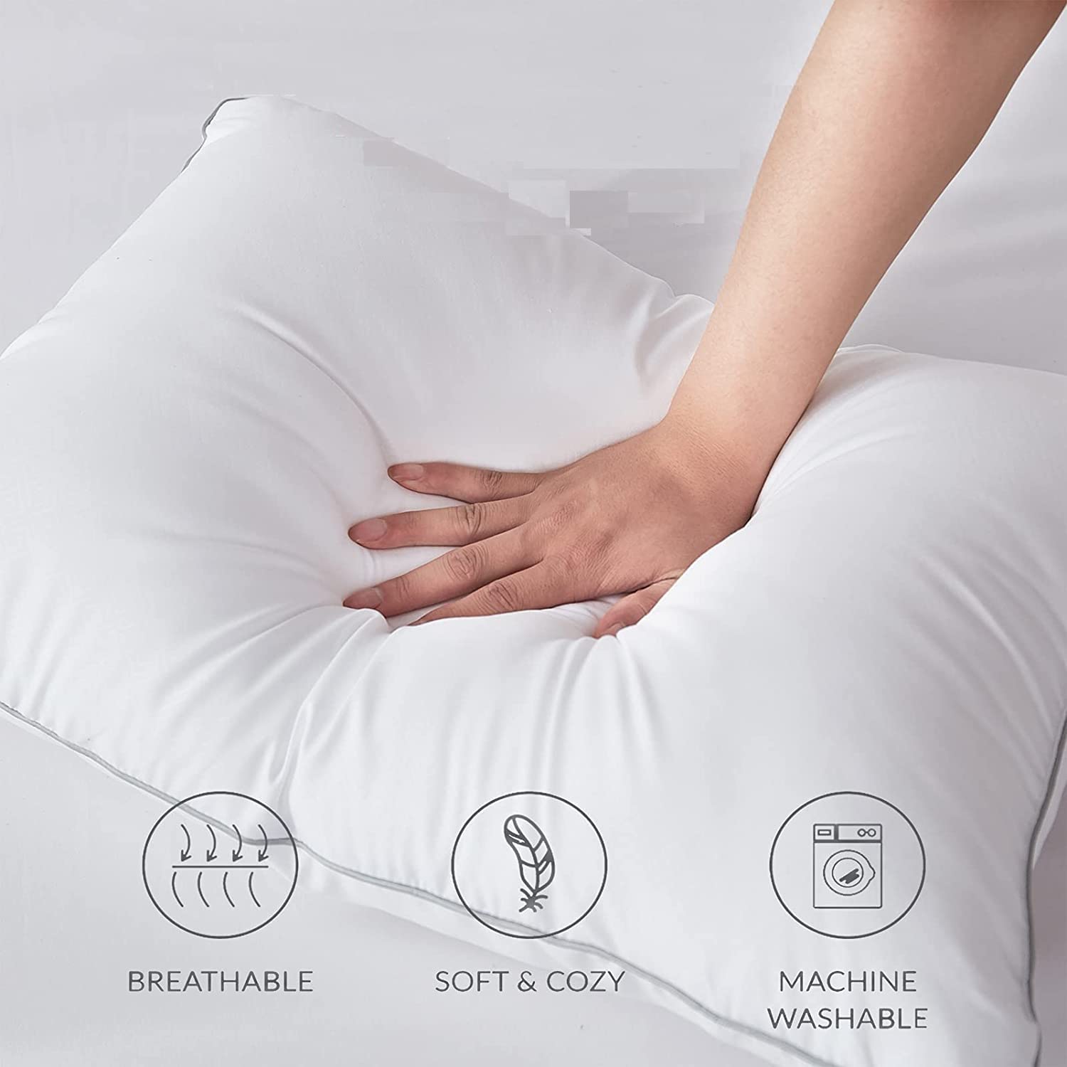 BREATHABLE  
SOFT & COZY  
MACHINE WASHABLE