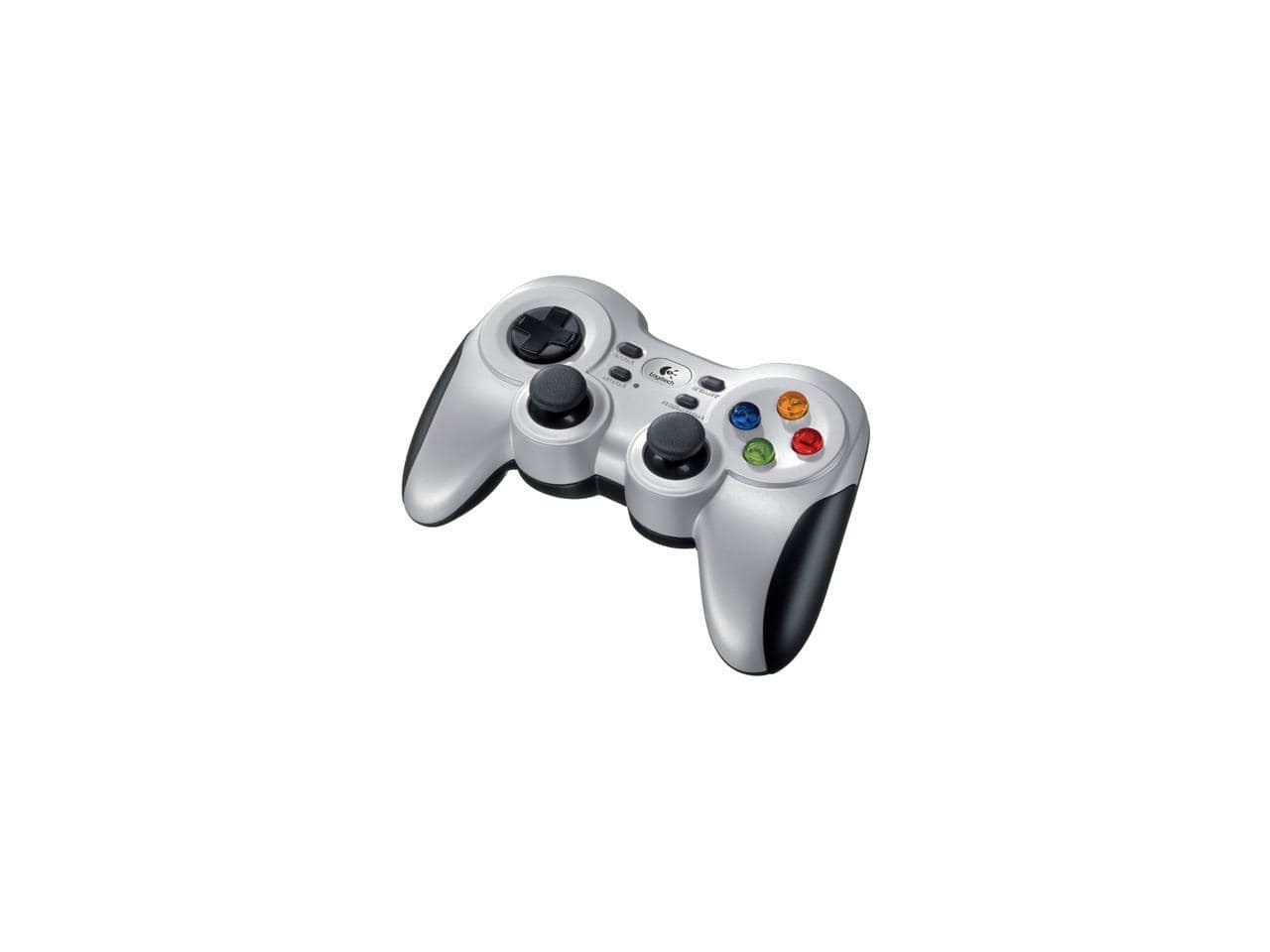 Logitech - F710 Wireless Gamepad, 2.4GHz USB, Dual Vibration, 4-Way D-Pad, PC - Grey/Black