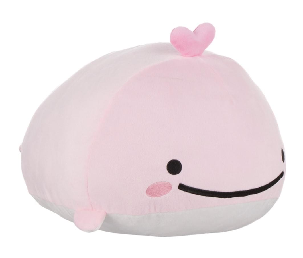 Alt View 1. Sumikkogurashi - Jinbesan Kokujira's Mother Mochi Cushion Plush - Pink.