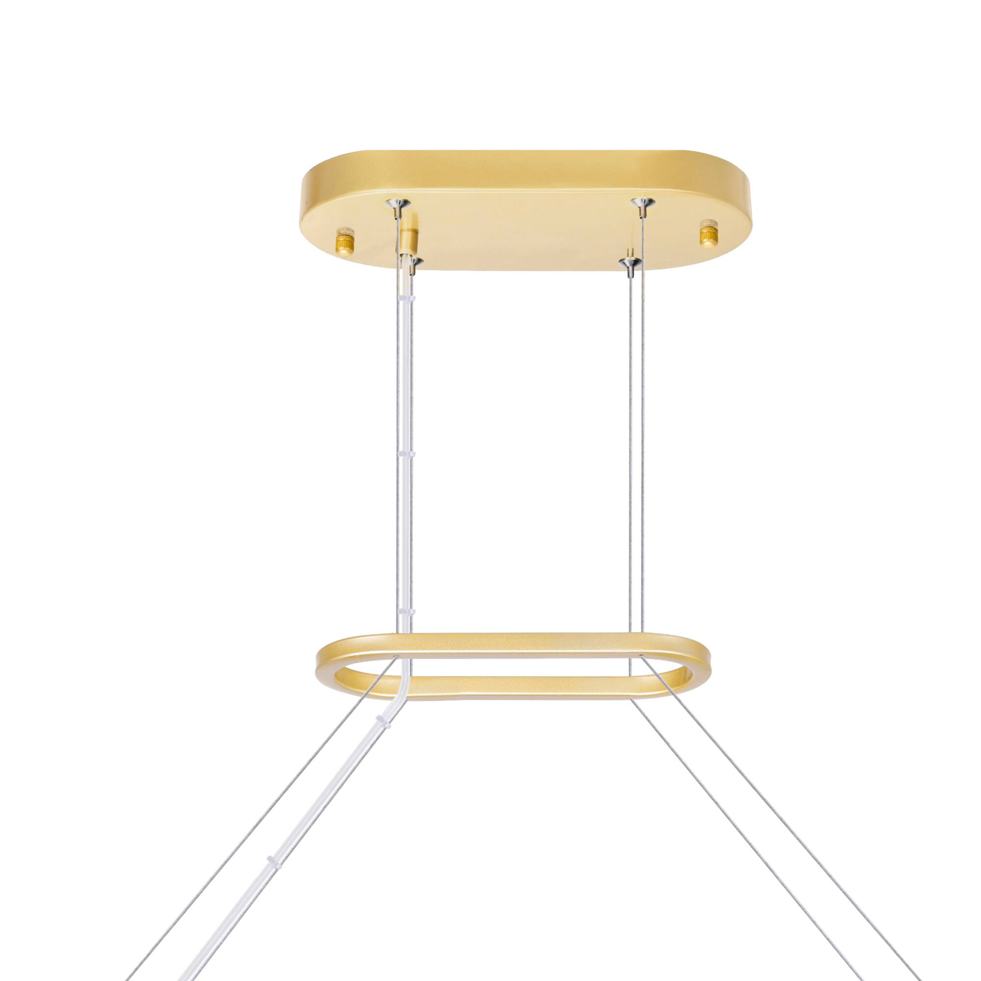 Alt View 2. CWI Lighting - Genevieve LED Chandelier With Medallion Gold Finish - Medallion Gold.