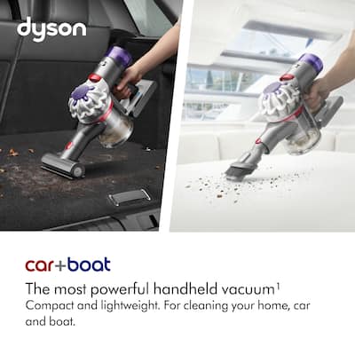 Dyson Car+Boat Handheld Cordless Vacuum with 3 Accessories Silver Dyson Car+Boat Handheld Cordless Vacuum with 3 Accessories Silver