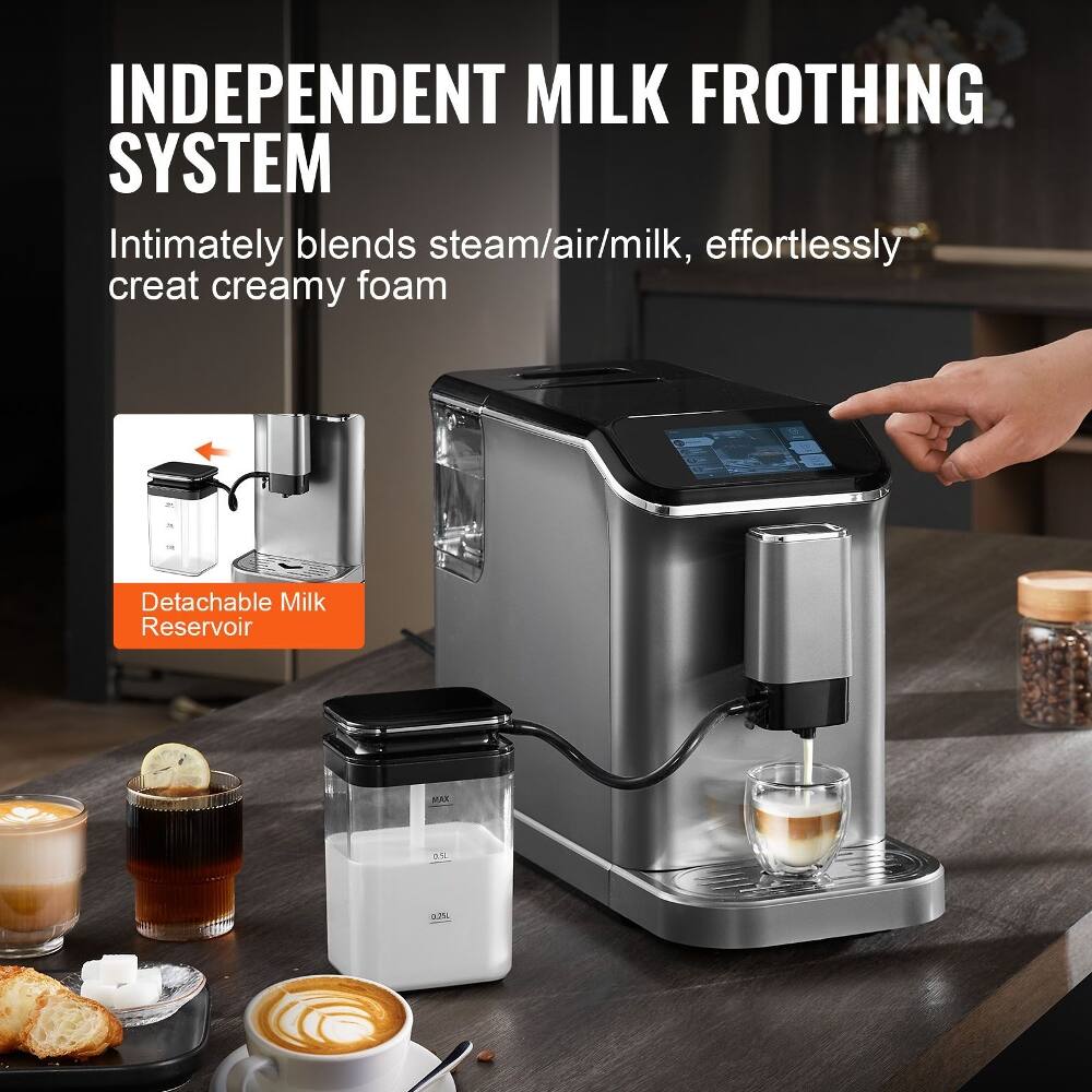 INDEPENDENT MILK FROTHING SYSTEM

Intimately blends steam/air/milk, effortlessly creat creamy foam

Detachable Milk Reservoir MAX 0.7%