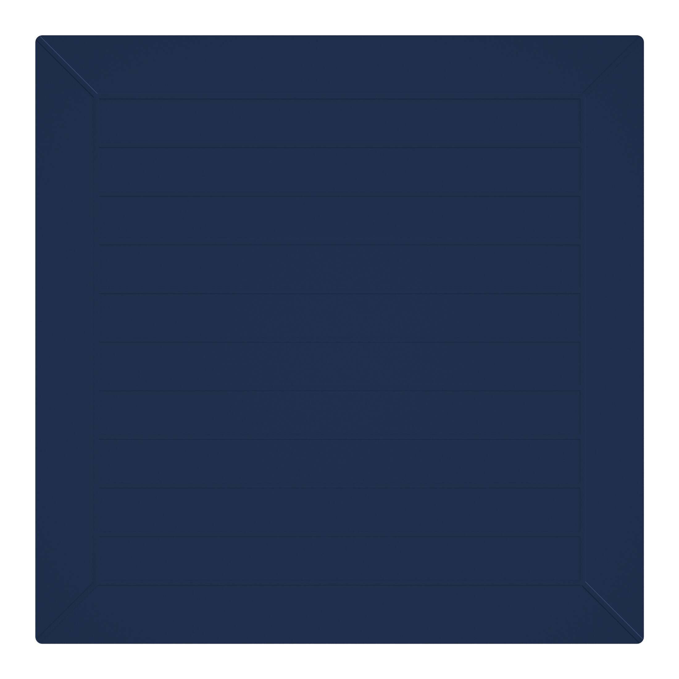 Alt View 2. WestinTrends - WestinTrends Playa 31.5" Square Outdoor Plastic Resin Patio Dining Table for 4 - Navy Blue.