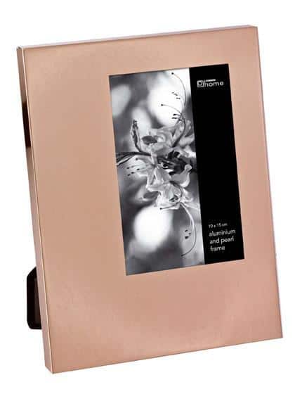 Jiallo - Frame 4x6 Off Center Wide Border, Finish Alum - Copper