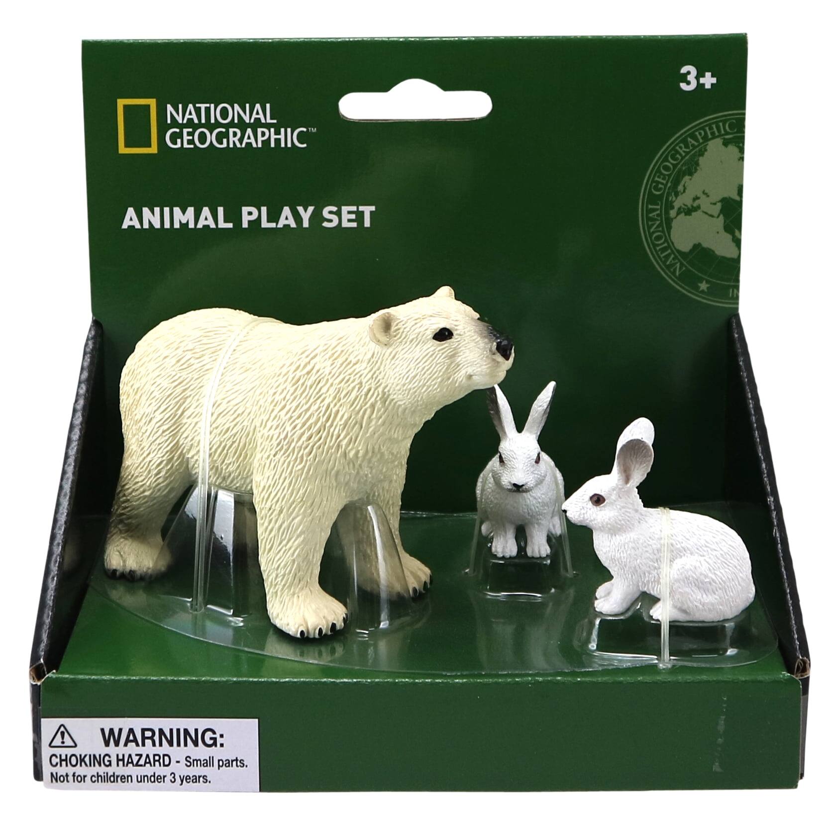 NATIONAL GEOGRAPHIC  
ANIMAL PLAY SET  

3+  

WARNING: CHOKING HAZARD - Small parts. Not for children under 3 years.