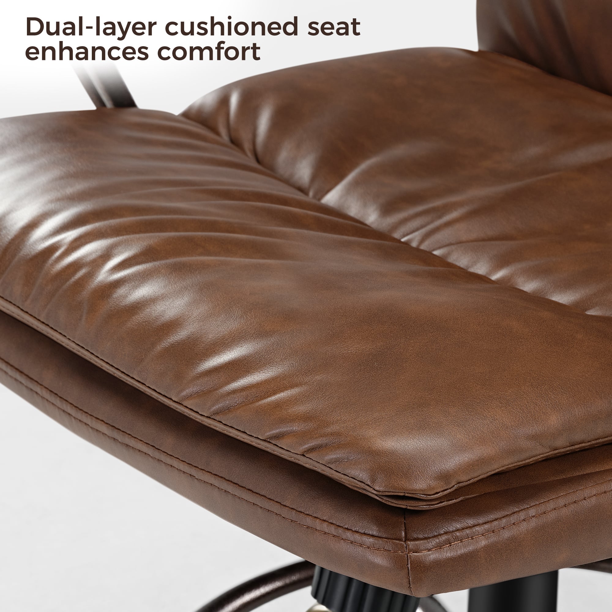 Eureka Ergonomic PU Leather Home Office Chair Ergonomic Desk Chair