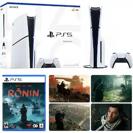 PlayStation 5 Slim Console + Rise of the Ronin PlayStation 5 - Includes PS5 Console & DualSense Controller