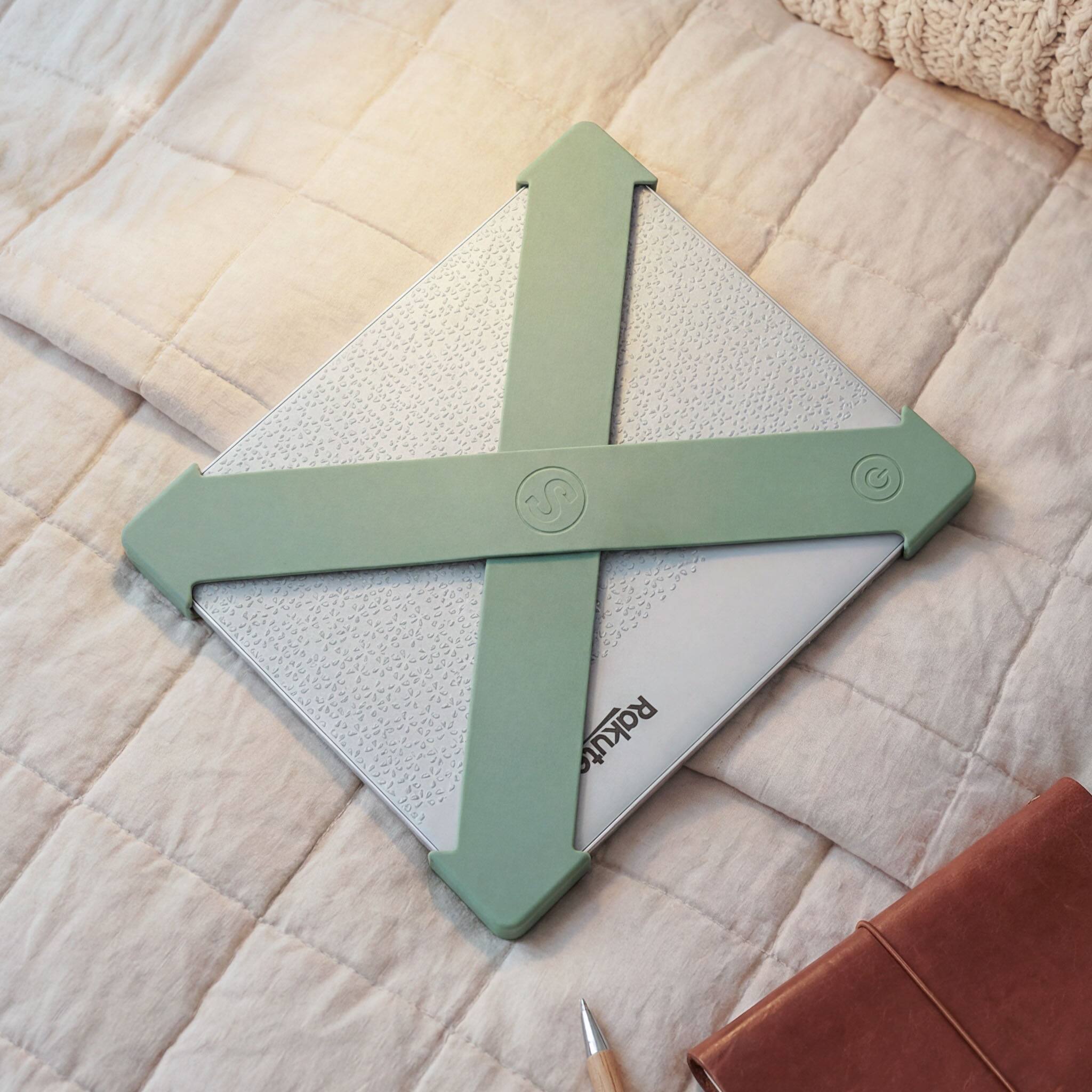 Alt View 5. Strapsicle - Kobo Libra Sage Straps - Sage Green.