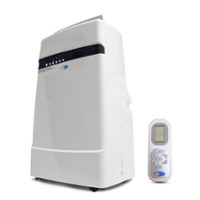 Whynter - 400 Sq. Ft. Portable Air Conditioner - Frost White - Front_Zoom