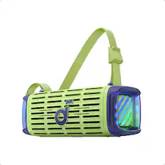 Front. Soundcore - by Anker Boom 3i Rugged Outdoor Portable Bluetooth Speaker, IP68 Waterproof, Floating, 50W, 16H Playtime - Green.