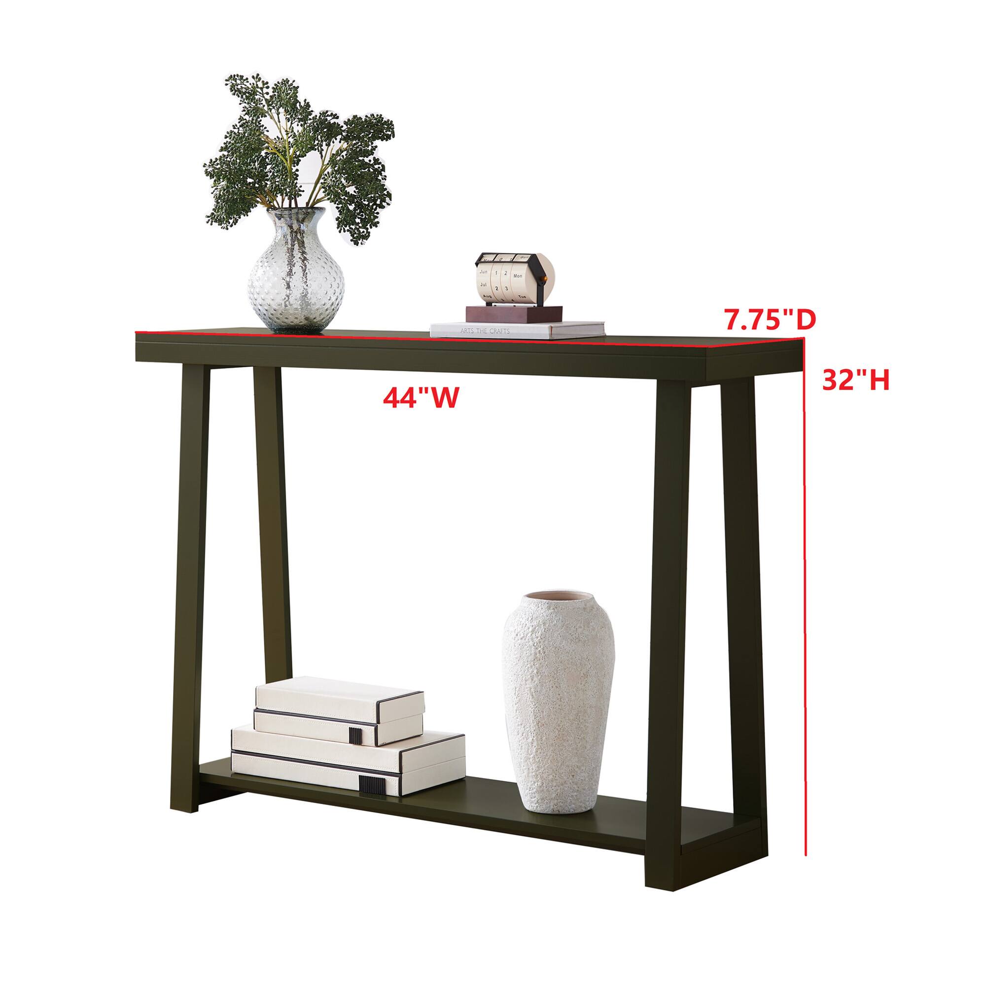 - I - N NND 1 o 7.75"D 44"W 32"H

Corrected: 7.75"D 44"W 32"H