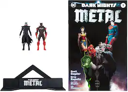 DC Direct - DC Comics -Dark Knights Metal #1 - Page Punchers - Batman who Laughs & Red Death Figure 2-Pack with - Collectibles - Multicolor