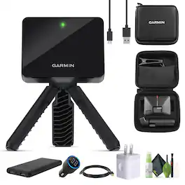 Garmin - Approach R10 Portable Golf Launch Monitor Bundle with Accessories - Black