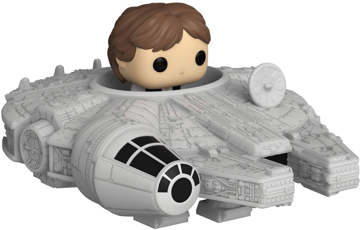 FUNKO Bitty POP! Ride: Star Wars - Han Solo with Millennium Falcon - COLLECTABLES - Multicolor