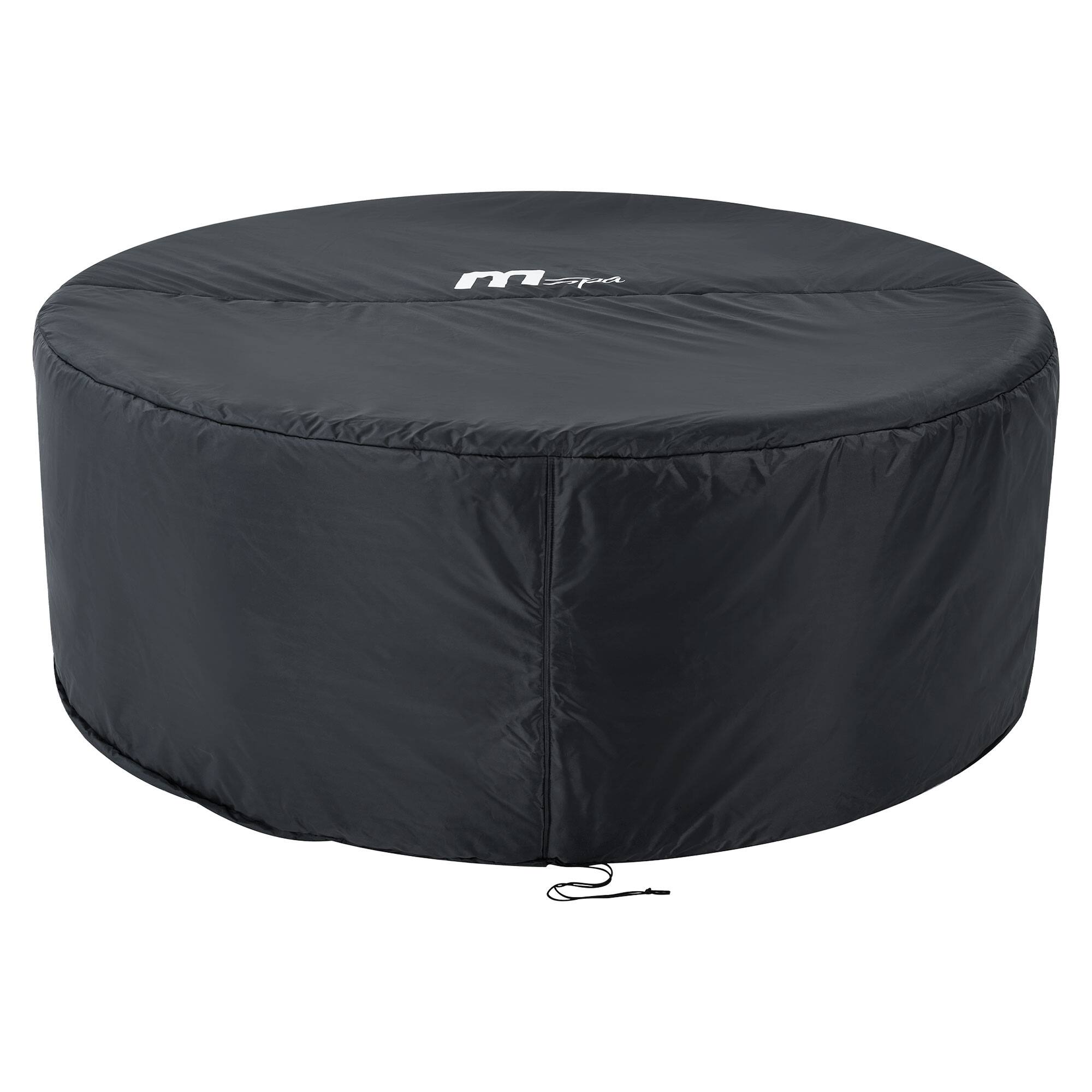 Alt View 10. MSpa - MSpa Round Inflatable 4 to 6 Person Bubble Spa w/ Energy Efficient Cover, Mono - Champaign Gold.