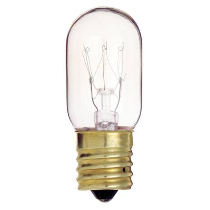 Front. SATCO - Satco 15 W T7 Specialty Incandescent Bulb E17 (Intermediate) Soft White 1 pk.