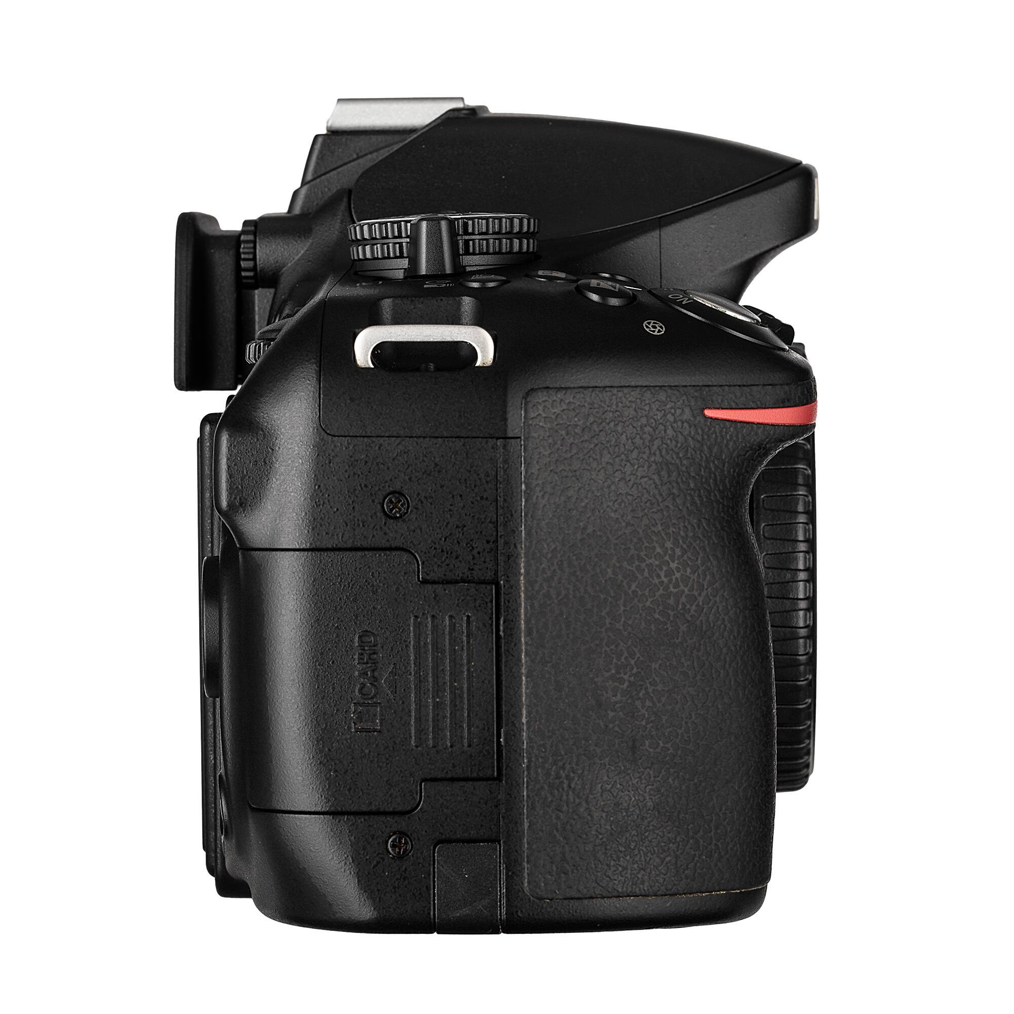 Back. Nikon - Nikon D5200 DSLR Body Only, 24.1MP DX APS-C Nikon F-Mount Camera Starter Bundle.