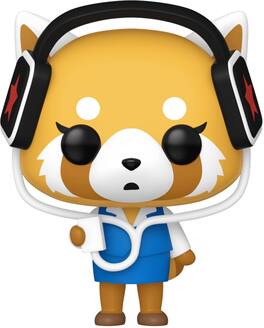 Funko - POP! Sanrio: Aggretsuko with Headphones - COLLECTIBLES - Multicolor