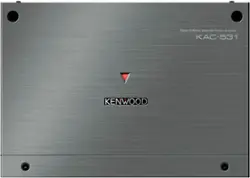 Kenwood - Class D Digital Mono Amplifier with Variable Low-Pass Crossover - Black - Front_Zoom