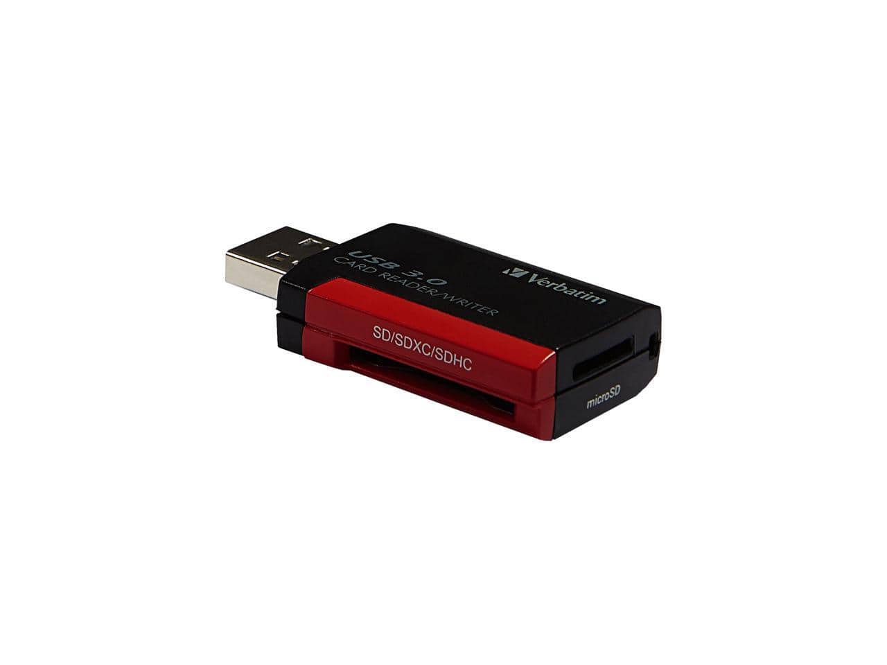 Verbatim - Pocket Card Reader, USB 3.0 - Black