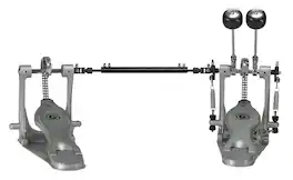 Gibraltar Hardware - Tour Class Double Chain Drive Double Bass Drum Pedal, Dual Cam Action, Side Hoop Clamp, Beater Adjustment