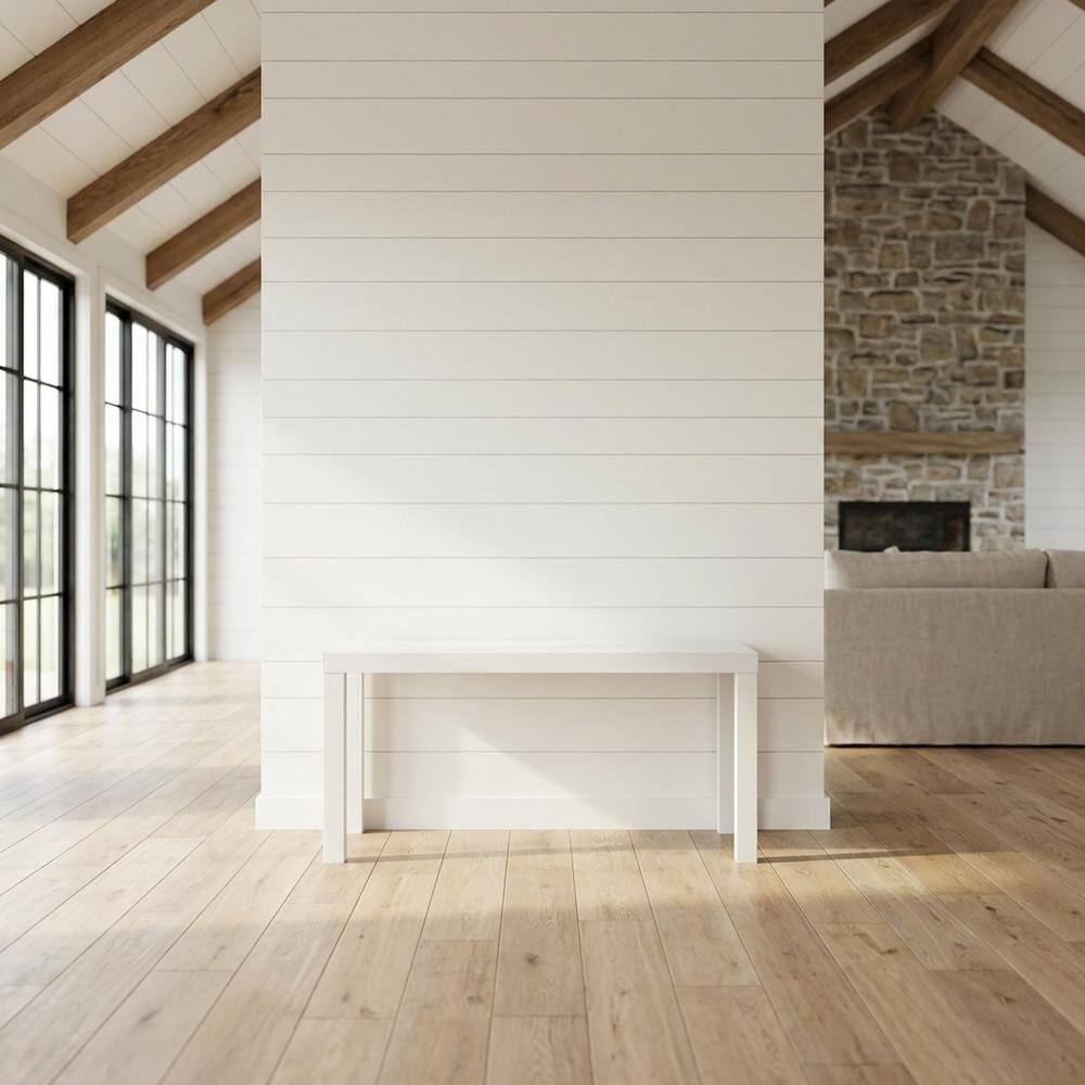 Alt View 1. FurniFact - White modern TV stand with sleek design and ample storage space - White.