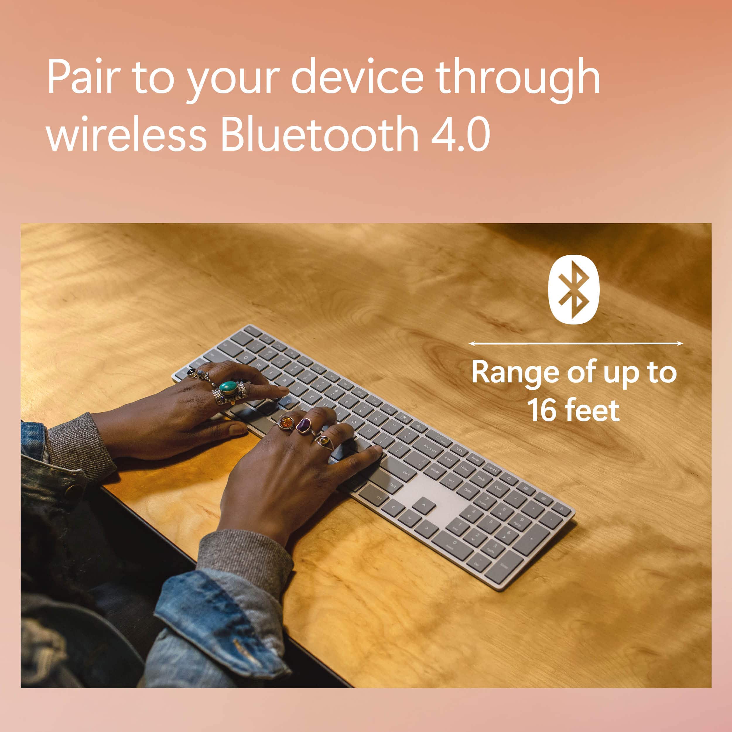 Pair to your device through wireless Bluetooth 4.0 - Range of up to 16 feet - . . . . . . . . . . . . . . . . . . . . . . . . . . . . . . . . . . . . . . . . . . . . . . . . . . . . . . . . . . . . . . . . . . . . . . . . . . . . . . . . . . . . . . . . . . . . . . . . . . . . . . . . . . . . . . . . . . . . . . . . . . . . . . . . . . . . . . . . . . . . . . . . . . . . . . . . . . . . . . . . . . . . . . . . . . . . . . . . . . . . . . . . . . . . . . . . . . . . . . . . . . . . . . . . . . . . . . . . . . . . . . . . . . . . . . . . . . . . . . . . . . . . . . . . . . . . . . . . . . . . . . . . . . . . . . . . . . . . . . . . . . . . . . . . . . . . . . . . . . . . . . . . . . . . . . . . . . . . . . . . . . . . . . . . . . . . . . . . . . . . . . . . . . . . . . . . . . . . . . . . . . . . . . . . . . . . . . . . . . . . . . . . . . . . . . . . . . . . . . . . . . . . . . . . . . . . . . . . . . . . . . . . . . . . . . . . . . . . . . . . . . . . . . . . . . . . . . . . . . . . . . . . . . . . . . . . . . . . . . . . . . . . . . . . .
