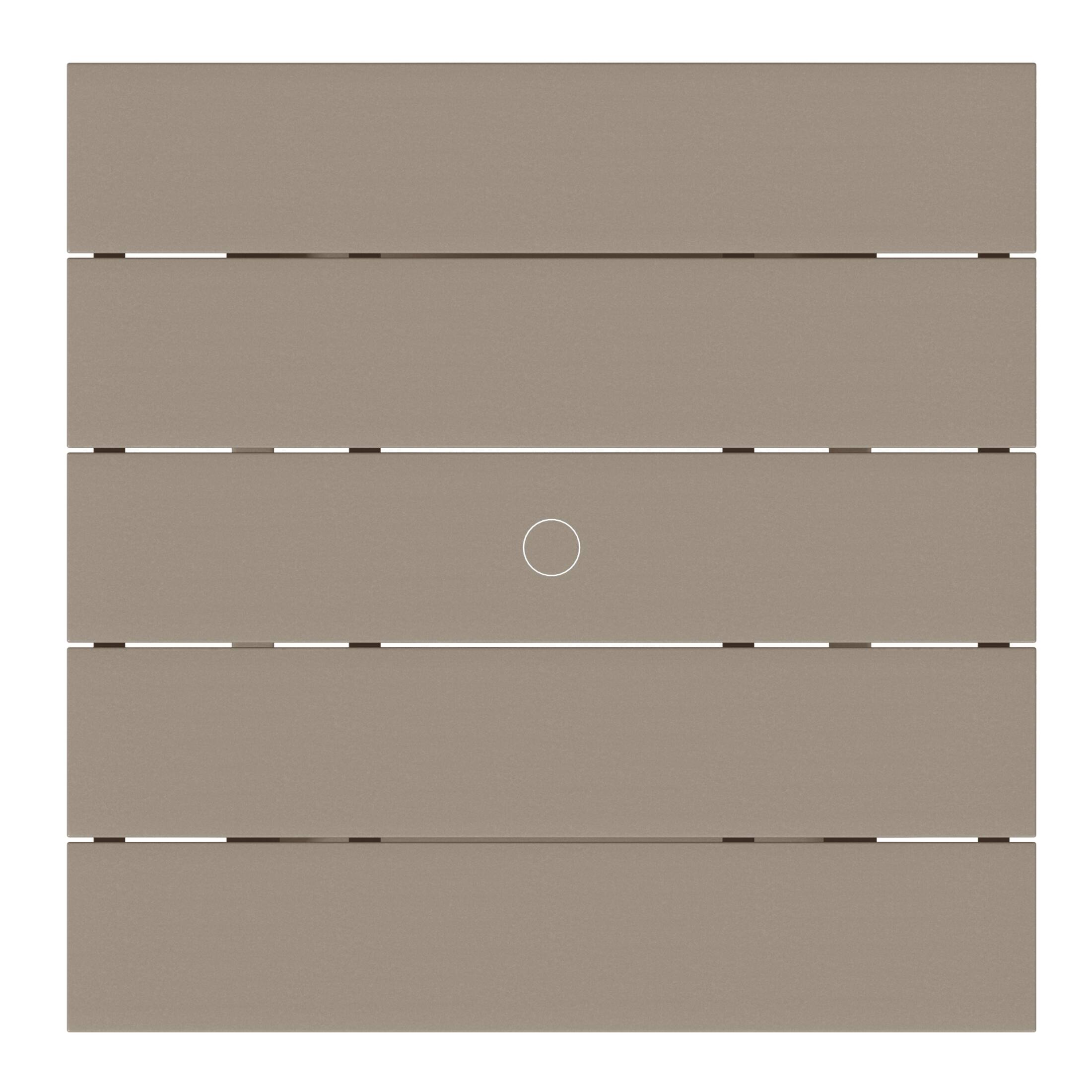 Alt View 3. WestinTrends - WestinTrends Ashore Outdoor HDPE 36" Square Patio Dining Table with Umbrella Hole - Weathered Wood.