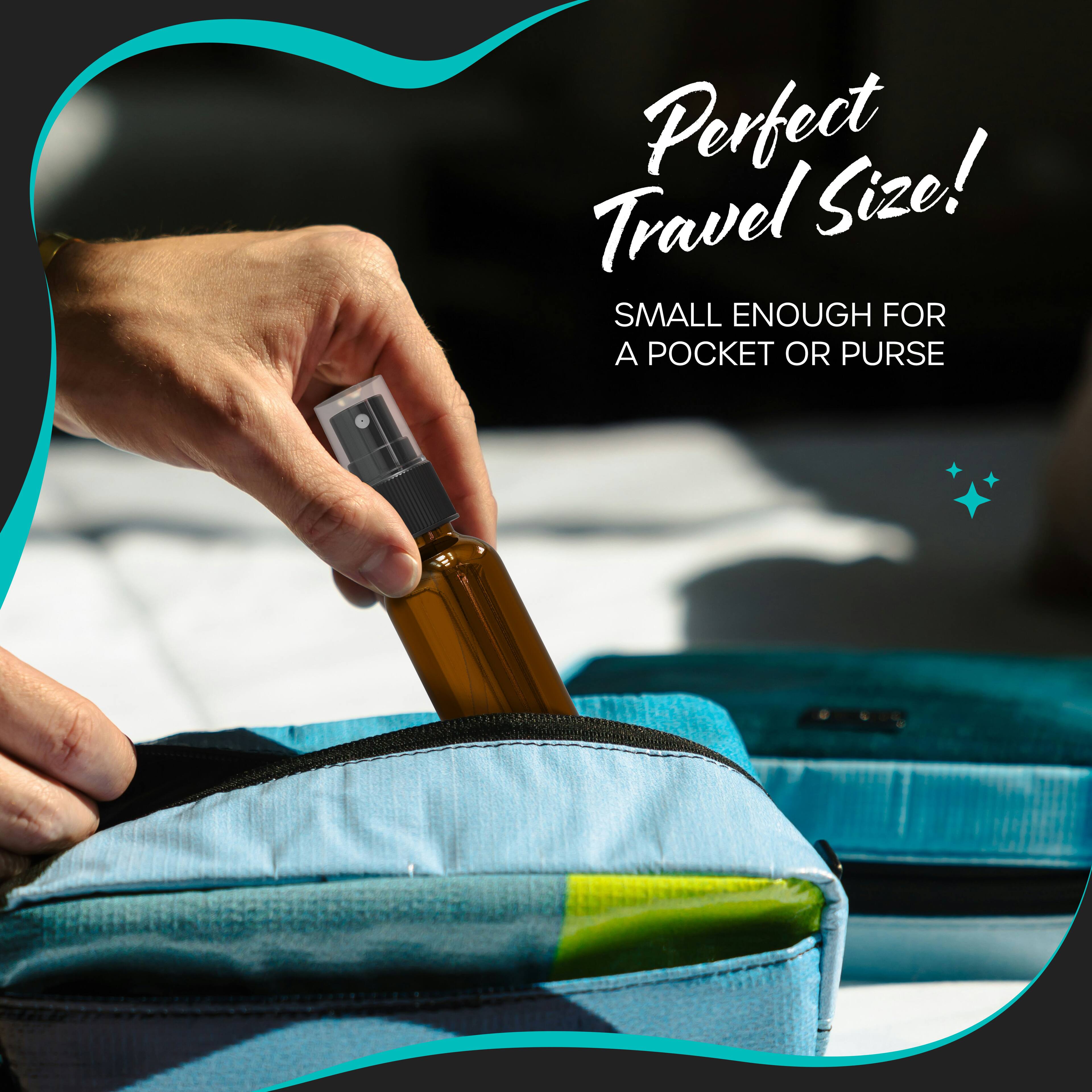 Perfect Travel Size!  
Small enough for a pocket or purse