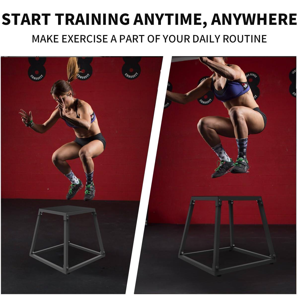 START TRAINING ANYTIME, ANYWHERE  
MAKE EXERCISE A PART OF YOUR DAILY ROUTINE