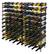 Alt View 2. Sorbus - Sorbus Wine Rack Freestanding Floor - Wine Bottle Holder Holds 100 Bottles of Wine - 100 Bottle Capacity Wine Storage - Black.