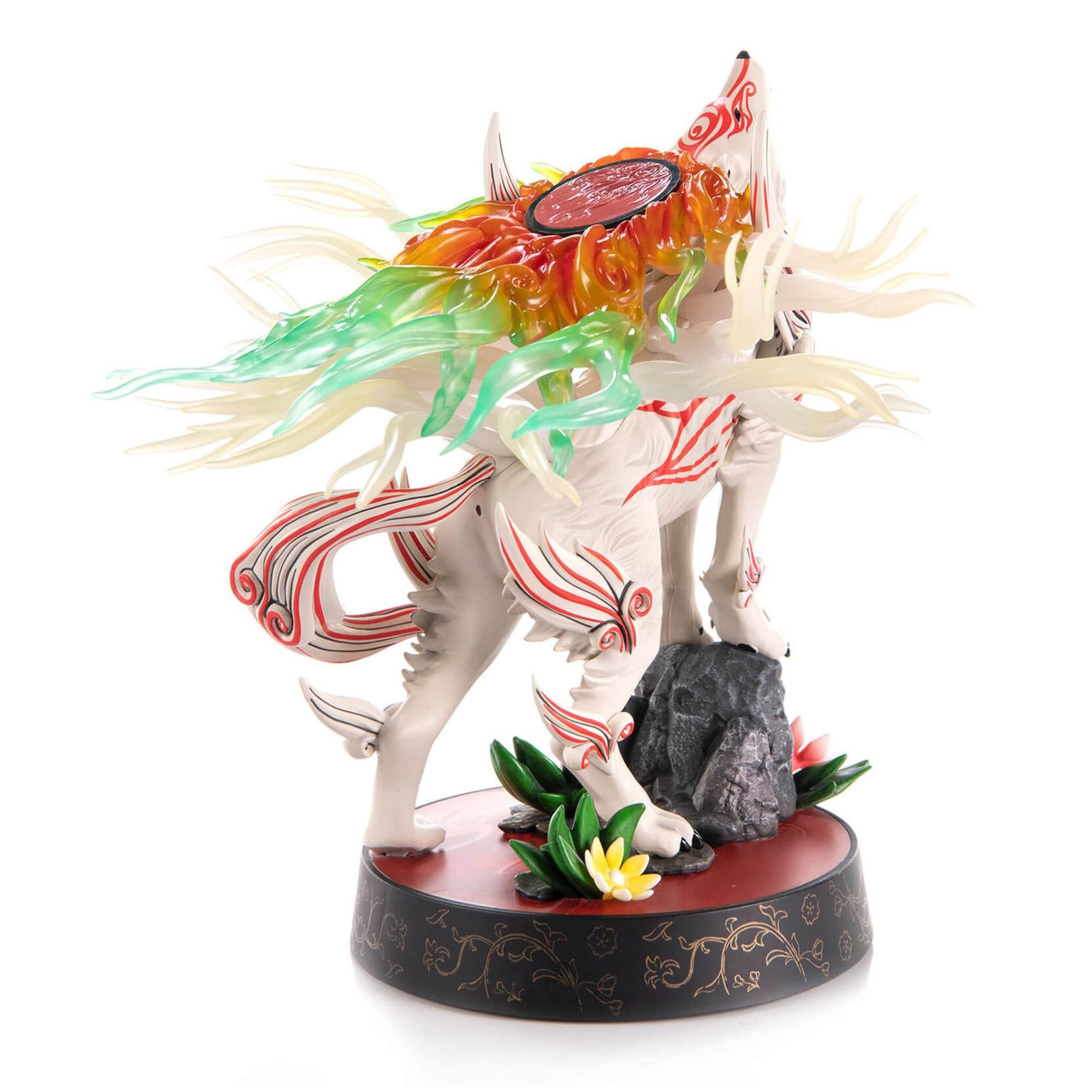 Alt View 10. First 4 Figures - Okami: Shiranui 9 Inch PVC  Statue (Celestial Howl) - Multi-Colored.